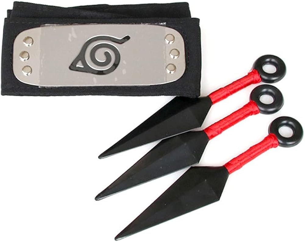 Price Com Lystin Leaf Village Ninja Shinobi Headband With 3pcs Red Ninja Weapons Props Big Kunai Plastic Toy For Anime Cosplay Price Com Lystin Leaf Village Ninja Shinobi Headband With 3pcs Red Ninja Weapons Props Big Kunai Plastic Toy For Anime Cosplay