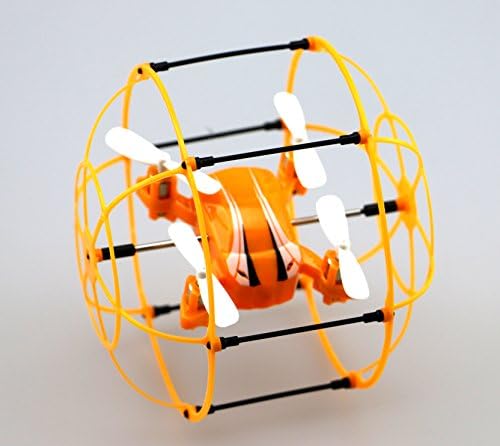 Orange Sky Cyclone Mini 6 Axis Gyroscope Wall Climb Trick Quad Copter Drone by Golden Eye Tactical