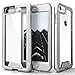 Zizo ION Series Compatible with iPhone 6S Plus Case Military Grade Drop Tested with Tempered Glass Screen Protector iPhone 6 Plus Case Silver Clear
