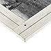 Americanflat 5x7 Picture Frame with Polished, Crystal Clear Glass - Hampton Collection - Distressed Wood Picture Frames for Tabletop and Wall Display - Aspen White