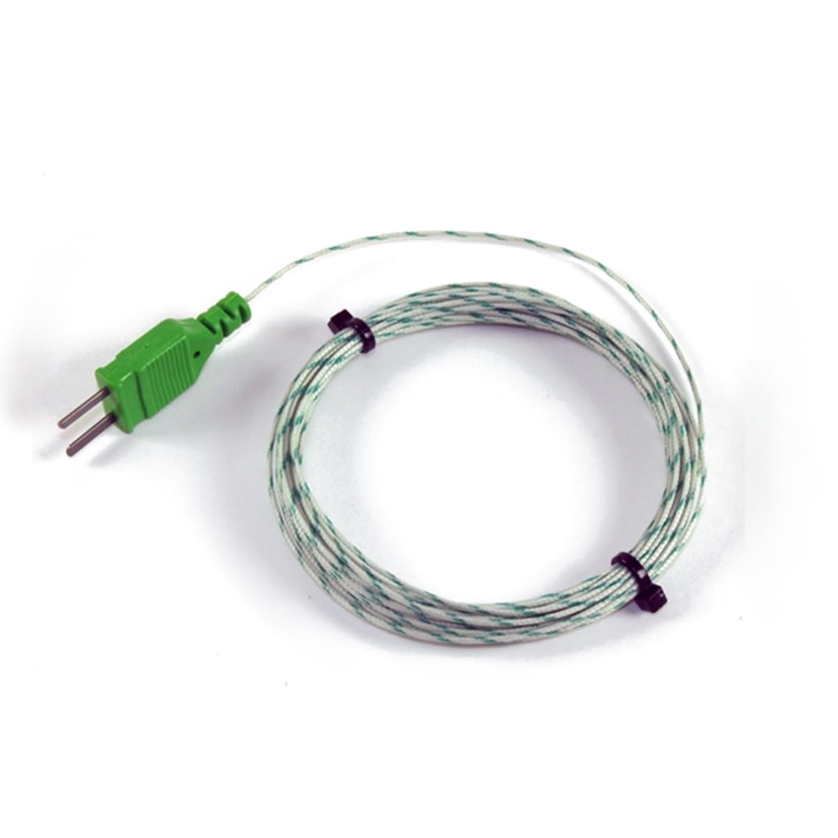 Thermocouple type K, exposed tip, glass fiber insulated, 5 m. Exposed Junction With Glass Fiber Insulated, 0.3 mm Twisted Pair Conductor