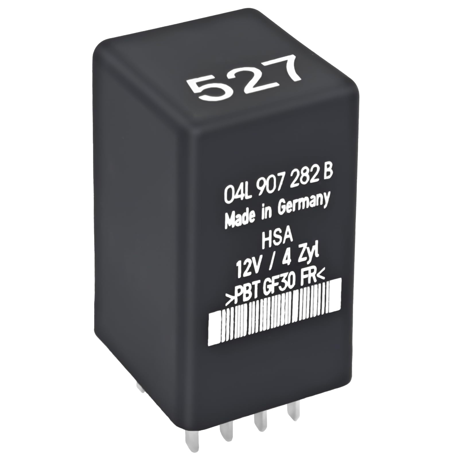 Photo 1 of 04L 907 282B Relay 527 04L907282B Glow Plug Relay 04L 907 282B – 9-Pin Control Unit for Seat 1.6L/2.0L Engines - OEM Replacement for VW Group Models 8P, 8V, B7, B8, C7