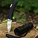 Folding Knife - EDC Pocket Knife - Outdoor Fold Knifes Classic Stainless Steel Folder with Rubber Handle - Best Utility Pocket Knife for Urban and Hiking Use - Grand Way 5292