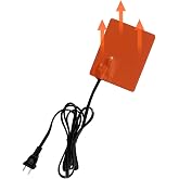KENUOS 2PCS Engine Block Heater Oil Pan Heater Pad with Thermostat 120V 150W 4 X 5 Inch Super Strong Self-adhesive Metal Surface Dipstick Engine Block Silicone Heating Pad with 68 Inch Long Power Cord