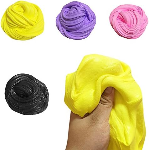 HaiHui Scented Relief Stress Fluffy Floam Slime Toy Sludge for kids and Adults Super Soft, No Borax