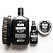 Big Forest Beard Treatment Kit - Shampoo 9 oz, Oil 1 oz, Balm 2 oz, Brush - Wood Scent - 100% Natural and Organic Growth Care Products in Premium Gift Box