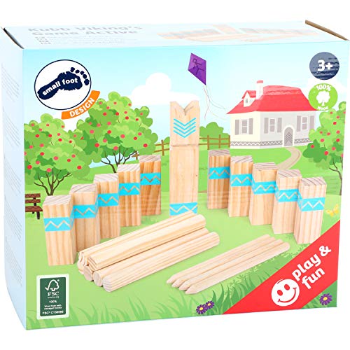 small foot Wikingerspiel Kubb Active, aus FSC 100%-zertifiziertem Holz, Outdoorspiel für die ganze Familie, 12036 – Bild 3