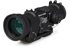 AIMSNIPER 1.5-6X Fixed Dual Purpose Scope with RMR/Doctor Miniature Red Dot Sight Combo，1.5 MOA/6 MOA Illuminated Red Dot，Two Optical Reticle Modes，Multiple Brightness Settings