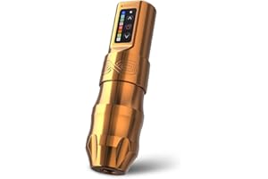 Moteng Wireless Tattoo Machine 2000mAh Battery Rotary Cartridge Tattoo Pen Coreless Motor Tattoo Gun for Professional-KISS OF DRAGON Tattoo Artists