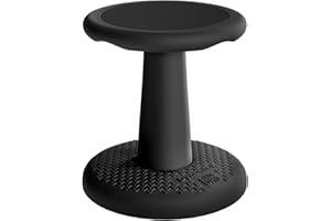 G-PACK PRO Gpack-pro Kids Wobble Stool – Improves Focus Attention – Non-Slip Base - Wiggle Chair Active Flexible Seating for Preschool Kindergarten Elementary School 14-Inch High (Black)