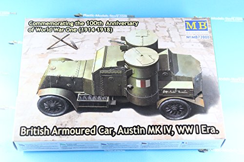 BRITISH ARMOURED CAR, AUSTIN, MK IV, WW I ERA7 1/72 MASTER BOX 72008