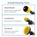 Drill Brush, ZIKEE Brush Drill Attachment, Power Drill Scrubber Brush Set for Cordless Drill for Cleaning Bathroom, Tub, Tile, Grout, Shower, Carpet