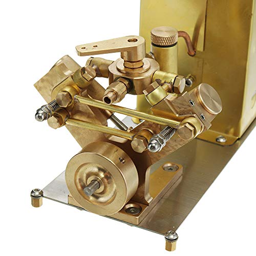 Laliva Learning & Education - Microcosm M2C Mini Steam Boiler with Twin Cylinder Marine Steam Engine Stirling Engine Model