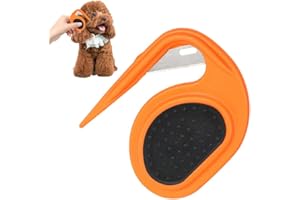 ZEZZO Grooming Knife for Long-Haired Pets - Remove Clumps,2024 New Pet Knotting Massage Comb,3 In1 Multifunctional Dog Comb For Removing Tangled and Loose Hair