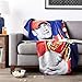 Silver Buffalo WWE John Cena Fleece Throw Blanket, 50 x 60 inches