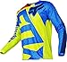 Fox Racing 180 Nirv Youth Boys Off-Road Motorcycle Jerseys - Yellow/Blue / Medium
