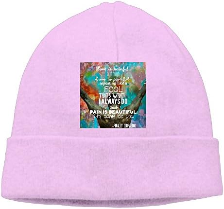 G-dragon Finally Lyric Cuffless Beanie Hats Knit Skull Caps Winter Beanies Watch Cap For Men Women