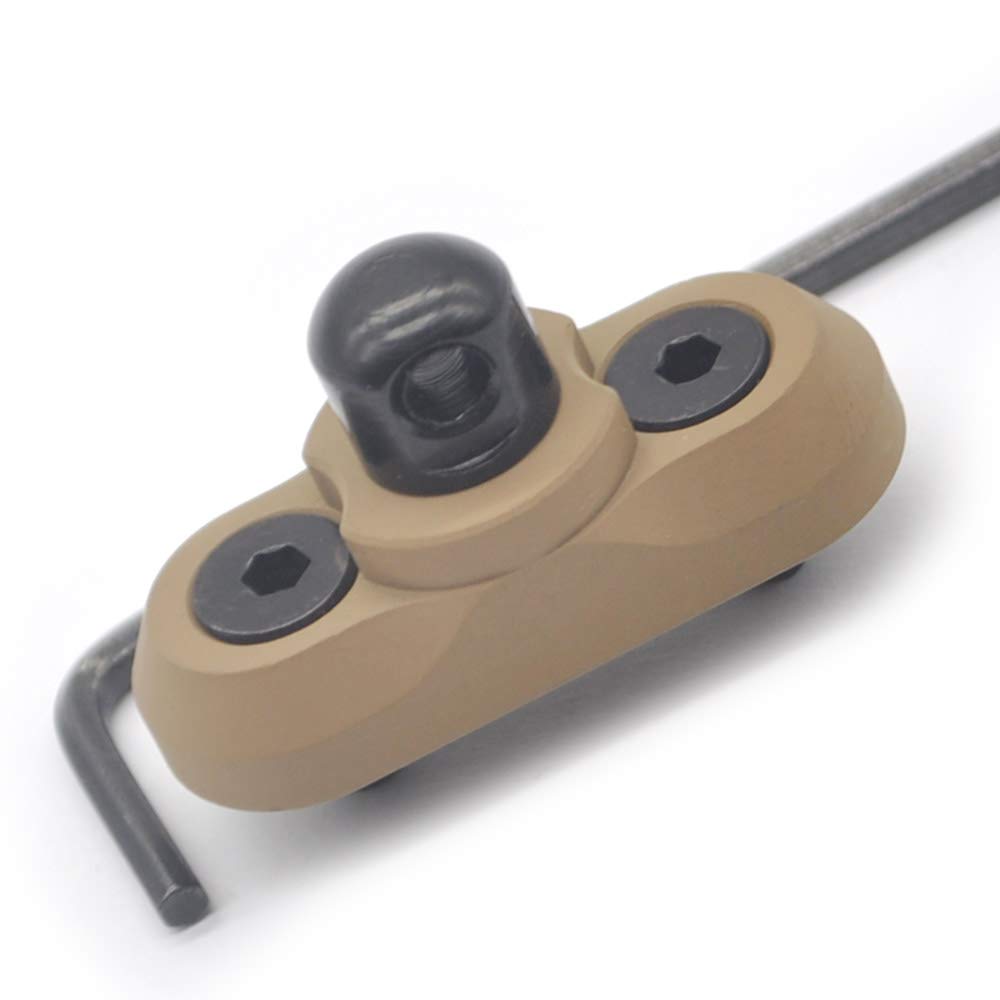 Trirock keymod sling swivel Mount kit for key mod rail Tan color