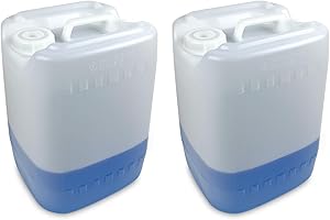 ePackagesupply 5 Gallon UN Rated Plastic Tight Head Container with Cap, Chemical Grade, Stackable, Made in USA (2)