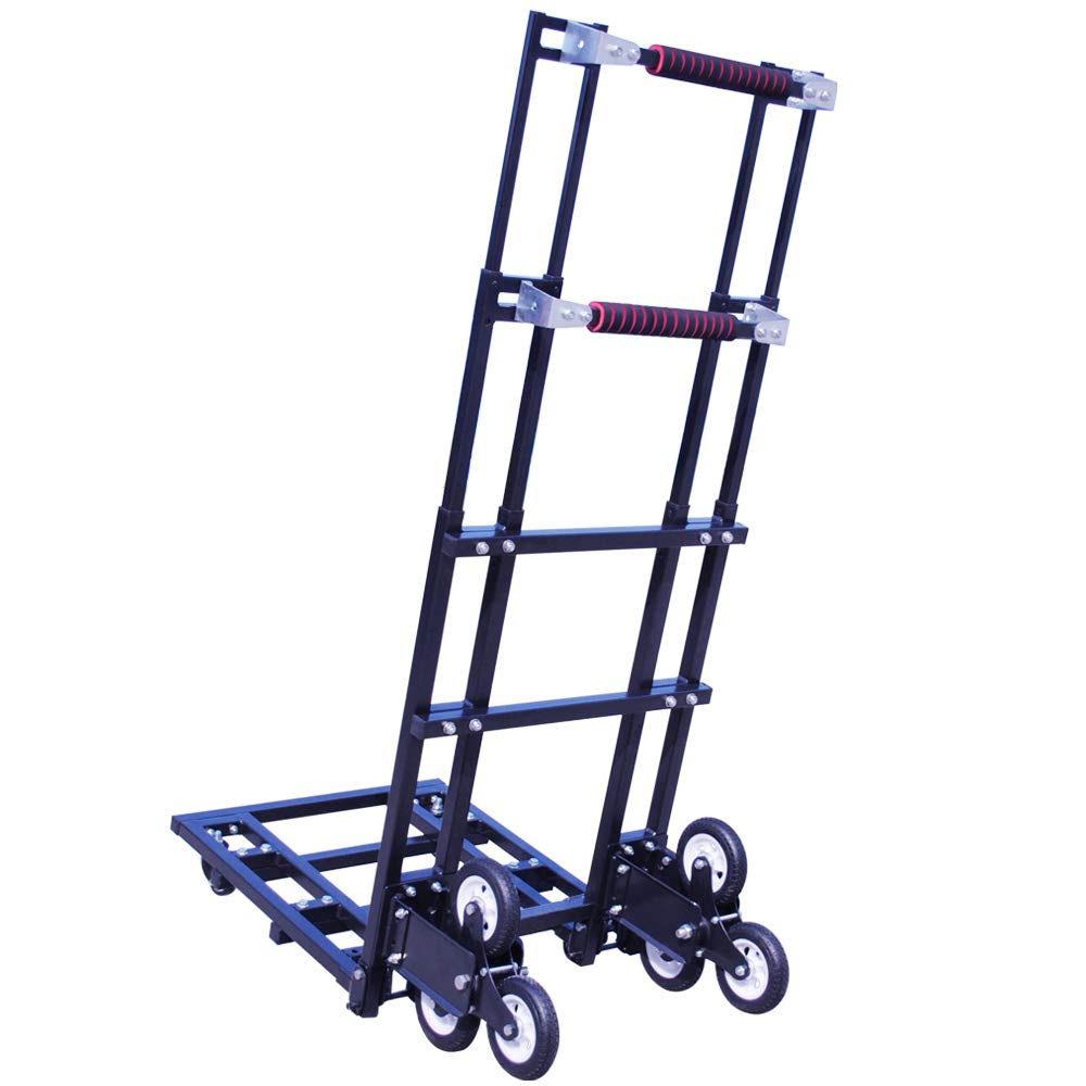 Mecete Enhanced Stair Climbing Cart Portable Climbing Cart 460 lb Largest Capacity All Terrain