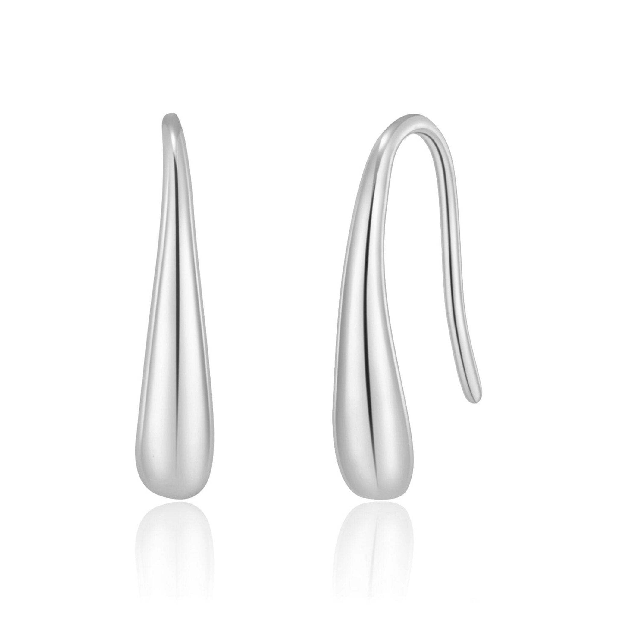Philip Jones Sterling Silver Teardrop Earrings