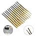 12 pcs Titanium Nose End Mill, AFUNTA 0.8-3.17 mm Engraving Bits CNC Rotary Burrs Set Tool Coat Carbide End Mill PCB Mould Plastic Fiber Carbon Hardwood, 1/8'' Shank