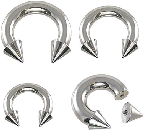 Spike Horseshoe Surgical Steel (1 Piece)