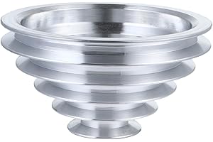 GLEAVI Pagoda Pulley Wheel a Type Multi-Slot V-Belt Timing Belt Aluminum 5.91 Inch Outer Diameter Suitable for Motor Shaft Dr