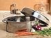 Gibson Home Stainless Steel Top Roast 16-Inch Oval Roaster Pan with Lid and Rack