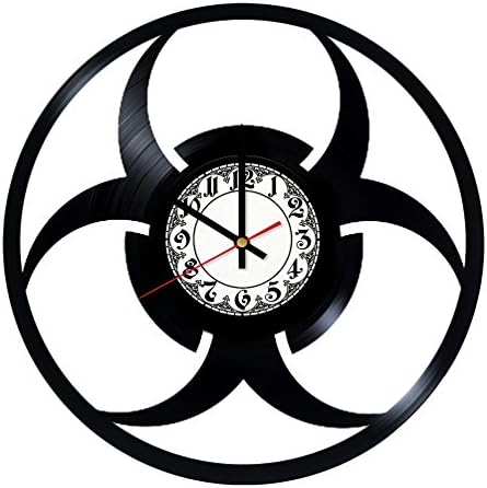 Resident Evil Logo Handmade Vinyl Record Wall Clock - Get unique room wall decor - Gift ideas for his and her – Modern Unique Home Art Design