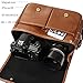 Koolertron Waterproof Vintage fashionable PU Leather DSLR Camera Bag Shoulder Messenger Bag Fit DSLR with 2 lenses For Canon Sony Nikon Canon Olympus And So On (Antique Brown)