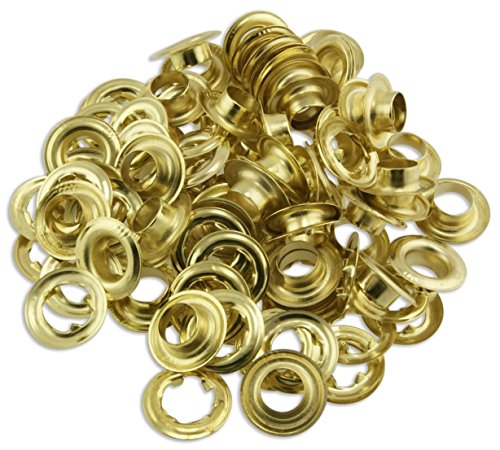 Femitu 50pc quality brass 1/2" grommets - tarps, c…