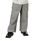Child Yarn Dyed Checkered Baggy Chef Pants