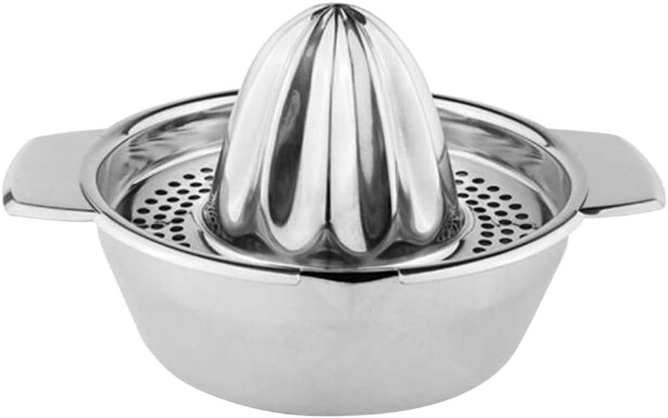Meidexian888 Manual Juicer,Stainless Steel Lemon Orange Squeezer Juicer Hand Manual Press for Kitchen