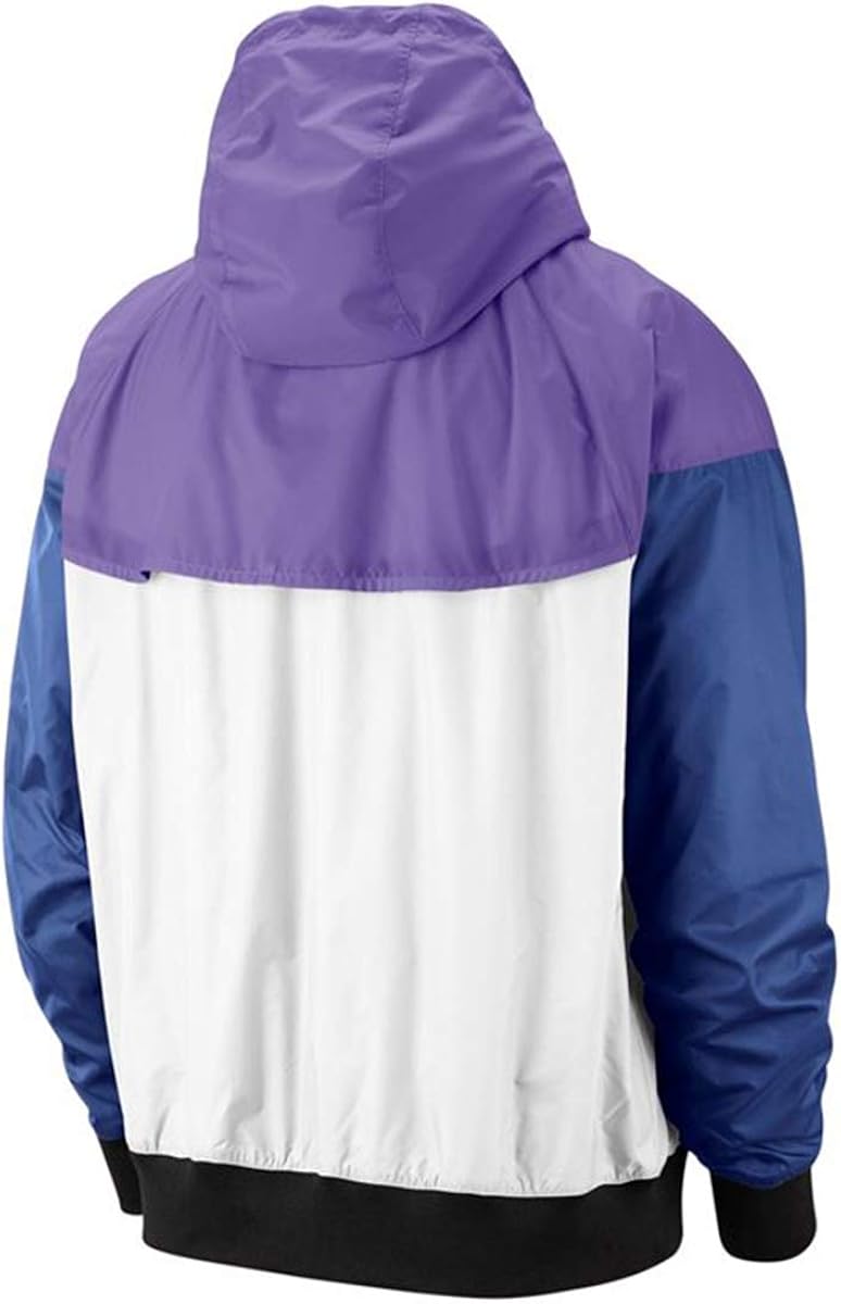 nike windrunner hooded jacket space purple