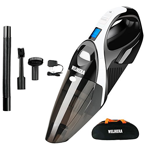 Cordless Vacuum, WELIKERA 12V 100W Hand 