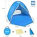 ropoda Beach Tent, Portable Pop up Sun Shelter-Automatic Instant Family UV 2-3 Person Canopy Tent for Camping,Fishing,Hiking,Picnicing-Outdoor Ultralight Canopy Cabana Tents with Carry Bag