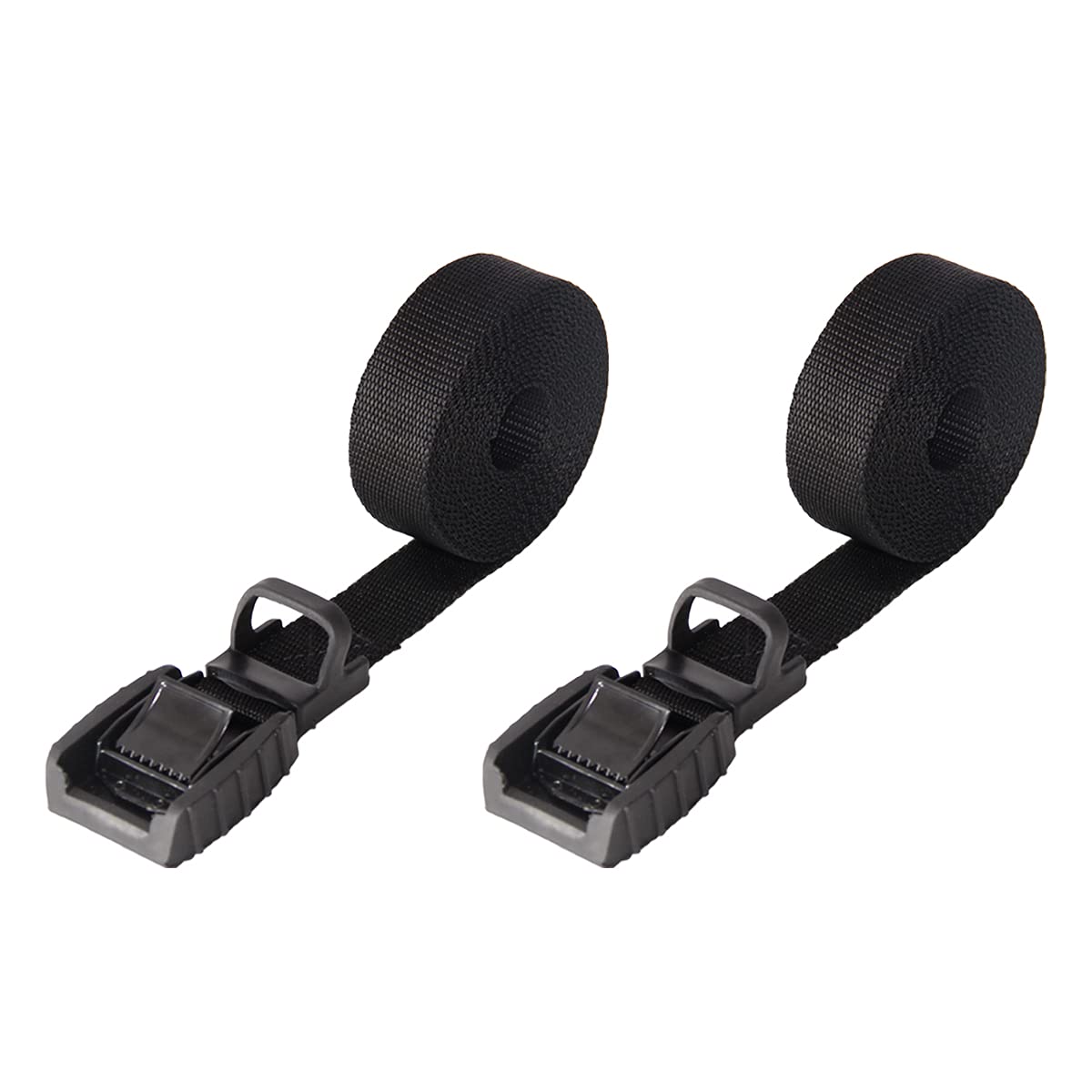 Photo 1 of Mind and Action 16 Ft Sturdy Tie Down Strap Lashing Strap with Rubber Padded Cam Lock Buckle,for Car Roof Rack,Kayak Canoe SUP Surfboard Tie Down,Boat Trailer Tow Strap(2 Pack)