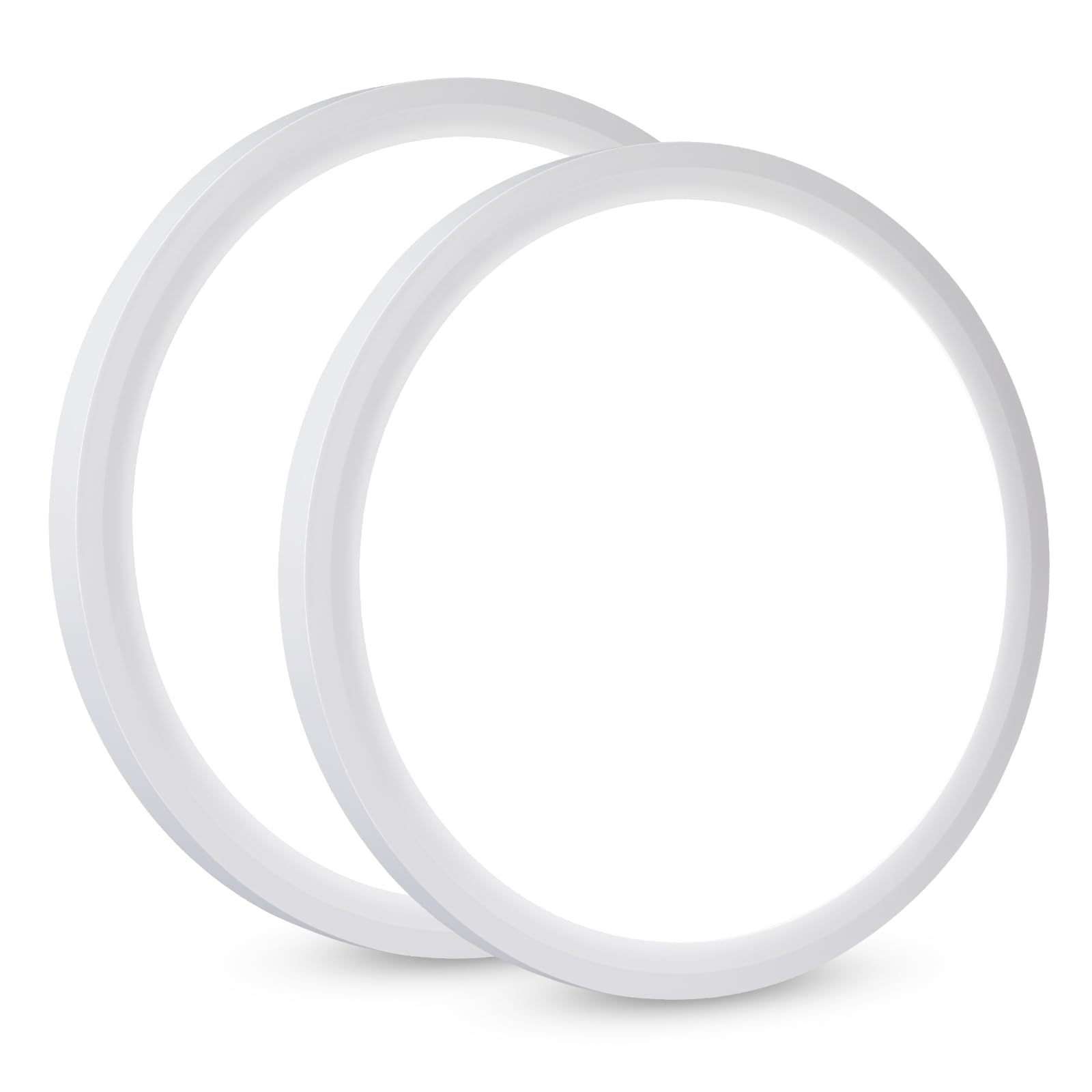 Befurglor 18W LED Ceiling Lights,2000LM Daylight White 5000K Round Ceiling Lights Ø 23cm White 2 Pack,Waterproof IP44,150W Equivalent,Flush Ceiling Light for Living Room,Bedroom, Office