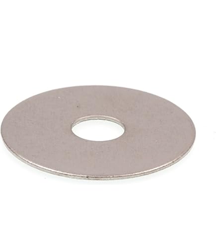 18-8 Stainless Steel 3/8" Flat Washers (100 Pcs) Black Oxidized In USA
