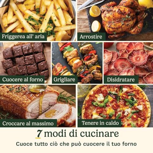 Air Fryer XXL Doppia Zona | PFAS Free | 2x5,2L | Frigge, cuoce, disidrata, mantiene caldo | 8+ porzioni | Parti lavabili in lavastoviglie