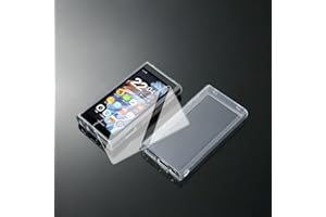 AUDIOPARTNER Soft Crystal Clear TPU Protective Shell Skin Case Cover for HiBy Digital M300 HiFi Music Player (Clear case and Glass)