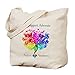 CafePress - Autism Spectrum Tree - Natural Canvas Tote Bag, Cloth Shopping Bag