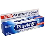 Plus White Whitening + Protection Toothpaste, Xtra Whitening Power Cool & Crisp Mint 3.50 oz (Pack of 2)
