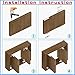 TamBee Pivot Hinge Rotating Door Hinge 360 Degree Hinges Small Cabinet Pivot Hinges - 304 Stainless Steel, 360 Degree Rotating - Cabinet Cupboard Upgrade 2PCS(100mm)