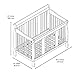 Storkcraft Tuscany 5-in-1 Convertible Crib (Espresso) - Easily Converts to Toddler Bed, Day Bed or Full Bed, Adjustable Mattress Support Base, Mattress Not Included