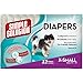 Simple Solution Disposable Dog Diapers for Female Dogs | Super Absorbent Leak-Proof Fit | XS | 12 Count