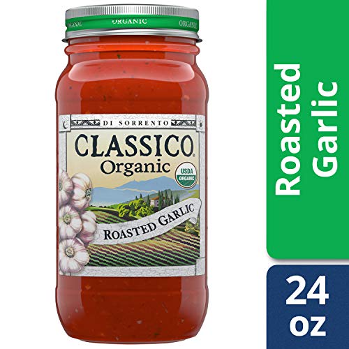 Classico Organic Di Sorrento Roasted Garlic Pasta Sauce, 24 oz Jar