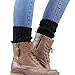 Spring Fever Women's Double Sided Knit Boot Cuffs Leg Warmers