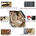 PETTOM Pet Bucket Seat Cover 2 in 1 Pet Front Seat Cover Dog Car Seat Cover Dog Hammock Non-Slip Backing Dog Car Seat Carrier Waterproof Full Protection Seat Protector f (Black)